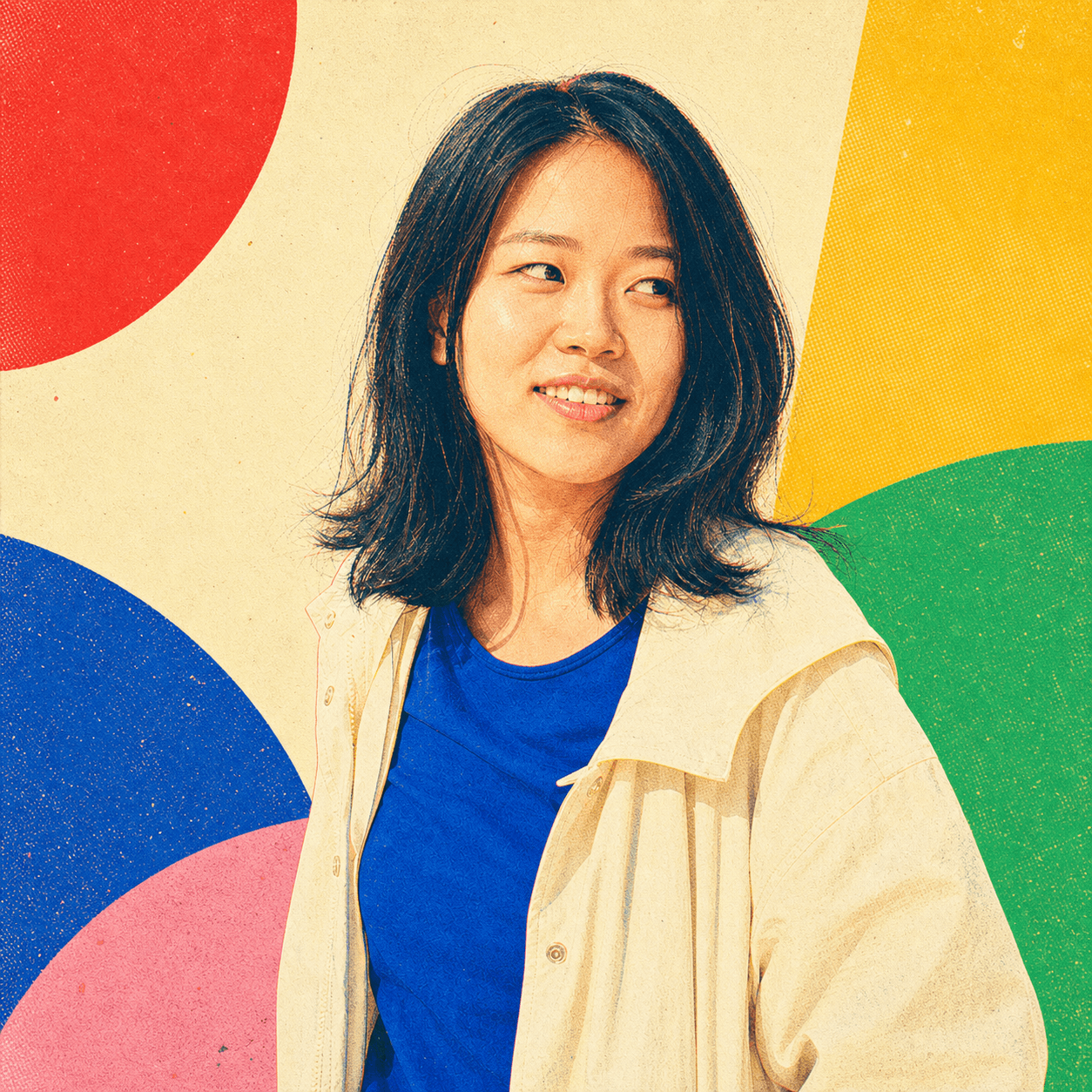 复古艺术印刷人像示例